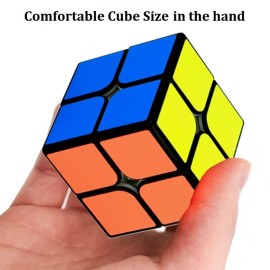 2x2 Speed Cube, Classic 2x2 Cube Puzzles Toy (Black) 2x2 Speed Cube, Classic 2x2 Cube Puzzles Toy (Black)