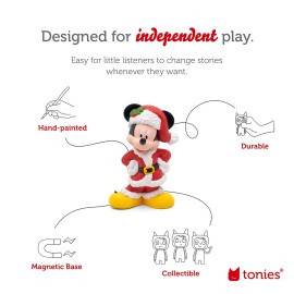 Tonies Holiday Mickey Mouse Audio Toy Figurine from Disney\'s Christmas Around The World