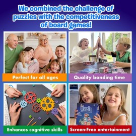The Uzzle 3.0 Board Game, Family Board Games for Children & Adults, Block Puzzle Games for Ages 4+ The Uzzle 3.0 Board Game, Family Board Games for Children & Adults, Block Puzzle Games for Ages 4+