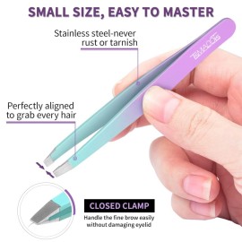 TsMADDTs 7PCS Tweezers for Women Facial Hair, Precision Tweezer Set for Eyebrows with Curved Scissor and Eyebrow Razor for Ingrown Hair TsMADDTs 7PCS Tweezers for Women Facial Hair, Precision Tweezer Set for Eyebrows with Curved Scissor and Eyebrow Razor for Ingrown Hair