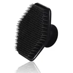 VWMYQ Face Scrubber, Silicone Face Scrubber for Men, Gentle Exfoliator Pad & Massager, Facial Cleansing/Wash Brush - Removes Dead & Dry SkinBlack