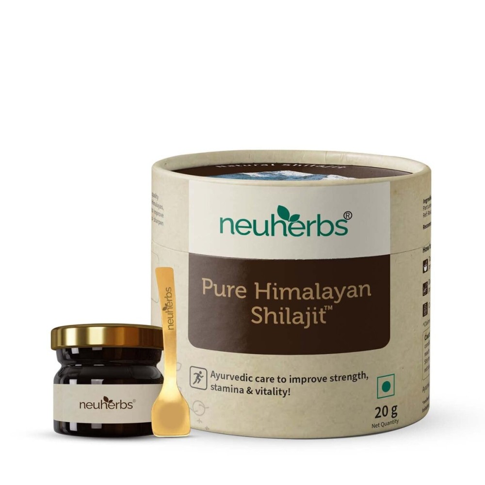 Neuherbs Pure & Original 100% Ayurvedic Himalayan Shilajit/Shilajeet Resin 20G with 75% Fulvic Acid for Men & Women | Energy Boost & Immune Support | Lab Tested 20G Pack of 1 Black Neuherbs Pure & Original 100% Ayurvedic Himalayan Shilajit/Shilajeet Resin 20G with 75% Fulvic Acid for Men & Women | Energy Boost & Immune Support | Lab Tested 20G Pack of 1 Black
