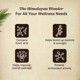 Neuherbs Pure & Original 100% Ayurvedic Himalayan Shilajit/Shilajeet Resin 20G with 75% Fulvic Acid for Men & Women | Energy Boost & Immune Support | Lab Tested 20G Pack of 1 Black