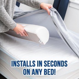 Primica Bed Bumpers for Toddlers - Set of 2 Hypoallergenic Foam Bed Rails for Queen, King, and Twin Beds (2) Primica Bed Bumpers for Toddlers - Set of 2 Hypoallergenic Foam Bed Rails for Queen, King, and Twin Beds (2)