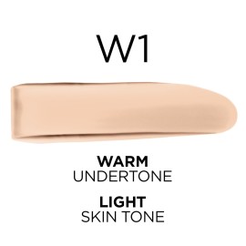 L\'Oreal Paris True Match Super-Blendable Foundation, Medium Coverage Liquid Foundation Makeup, W1, Light, 1 Fl Oz L\'Oreal Paris True Match Super-Blendable Foundation, Medium Coverage Liquid Foundation Makeup, W1, Light, 1 Fl Oz