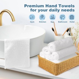 HOMEXCEL Microfiber Washcloths Towel Pack of 24, 12 x 12 Highly Absorbent and Soft Face Towels Wash Cloths for Bathroom, Gym, Hotel and Spa, Fast Drying Multi-Purpose Cleaning Cloth, White HOMEXCEL Microfiber Washcloths Towel Pack of 24, 12 x 12 Highly Absorbent and Soft Face Towels Wash Cloths for Bathroom, Gym, Hotel and Spa, Fast Drying Multi-Purpose Cleaning Cloth, White