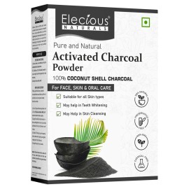 Elecious Naturals Activated Charcoal Powder Ideal for Face and Skin Removed Dead Skin, Impurities and Detoxify Skin Coconut Charcoal Powder 100% Natural 200gm Elecious Naturals Activated Charcoal Powder Ideal for Face and Skin Removed Dead Skin, Impurities and Detoxify Skin Coconut Charcoal Powder 100% Natural 200gm