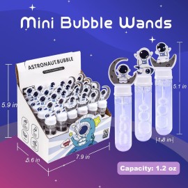 JOYYPOP 24 Pack Mini Bubble Wands for Kids Space Party Favors Astronaut Bubble Wands Summer Gifts for Boys Girls Space Theme Birthday Party JOYYPOP 24 Pack Mini Bubble Wands for Kids Space Party Favors Astronaut Bubble Wands Summer Gifts for Boys Girls Space Theme Birthday Party