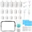29 PCS Travel Size Refillable Empty Squeeze Pouch TSA Approved Travel Pouches for Toiletries Liquid Travel Containers Leak Proof Portable Travel Fluid Makeup Packing Bag for Cosmetics 30/50/100ml