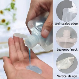 29 PCS Travel Size Refillable Empty Squeeze Pouch TSA Approved Travel Pouches for Toiletries Liquid Travel Containers Leak Proof Portable Travel Fluid Makeup Packing Bag for Cosmetics 30/50/100ml 29 PCS Travel Size Refillable Empty Squeeze Pouch TSA Approved Travel Pouches for Toiletries Liquid Travel Containers Leak Proof Portable Travel Fluid Makeup Packing Bag for Cosmetics 30/50/100ml