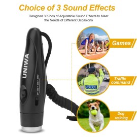 UNIWA Electronic Whistles, 2 Pack Handheld 3 Tone High Volume Electric Whistle with Lanyard for Teacher Coach Referee, Loudest Emergency Whistle Volleyball Soccer Sports Whistle UNIWA Electronic Whistles, 2 Pack Handheld 3 Tone High Volume Electric Whistle with Lanyard for Teacher Coach Referee, Loudest Emergency Whistle Volleyball Soccer Sports Whistle
