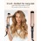 2 Inch Extra Long Barrel Curling Iron for Long Hair, Large Barrel Curling Wand Ceramic Tourmaline Dual Voltage