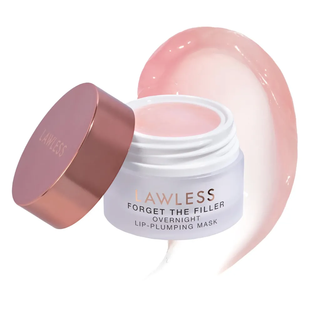 LAWLESS Forget the Filler Lip Mask - Sweet Dreams - Premium Overnight Lip Plumping Treatment with Natural Ingredients Designed to Plump, Hydrate, and Smooth Lips - 0.28 oz LAWLESS Forget the Filler Lip Mask - Sweet Dreams - Premium Overnight Lip Plumping Treatment with Natural Ingredients Designed to Plump, Hydrate, and Smooth Lips - 0.28 oz