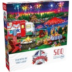 Buffalo Games - Nancy Wernersbach - Fourth by the Lake - 500 Piece Jigsaw Puzzle For Adults -Challenging Puzzle Perfect for Game Nights - Finished Size is 21.25 x 15.00