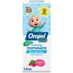 Orajel Kids CoComelon Training Toothpaste Fluoride-Free; 1 Pediatrician Recommended Fluoride-Free Toothpaste*, 1.5oz Tube