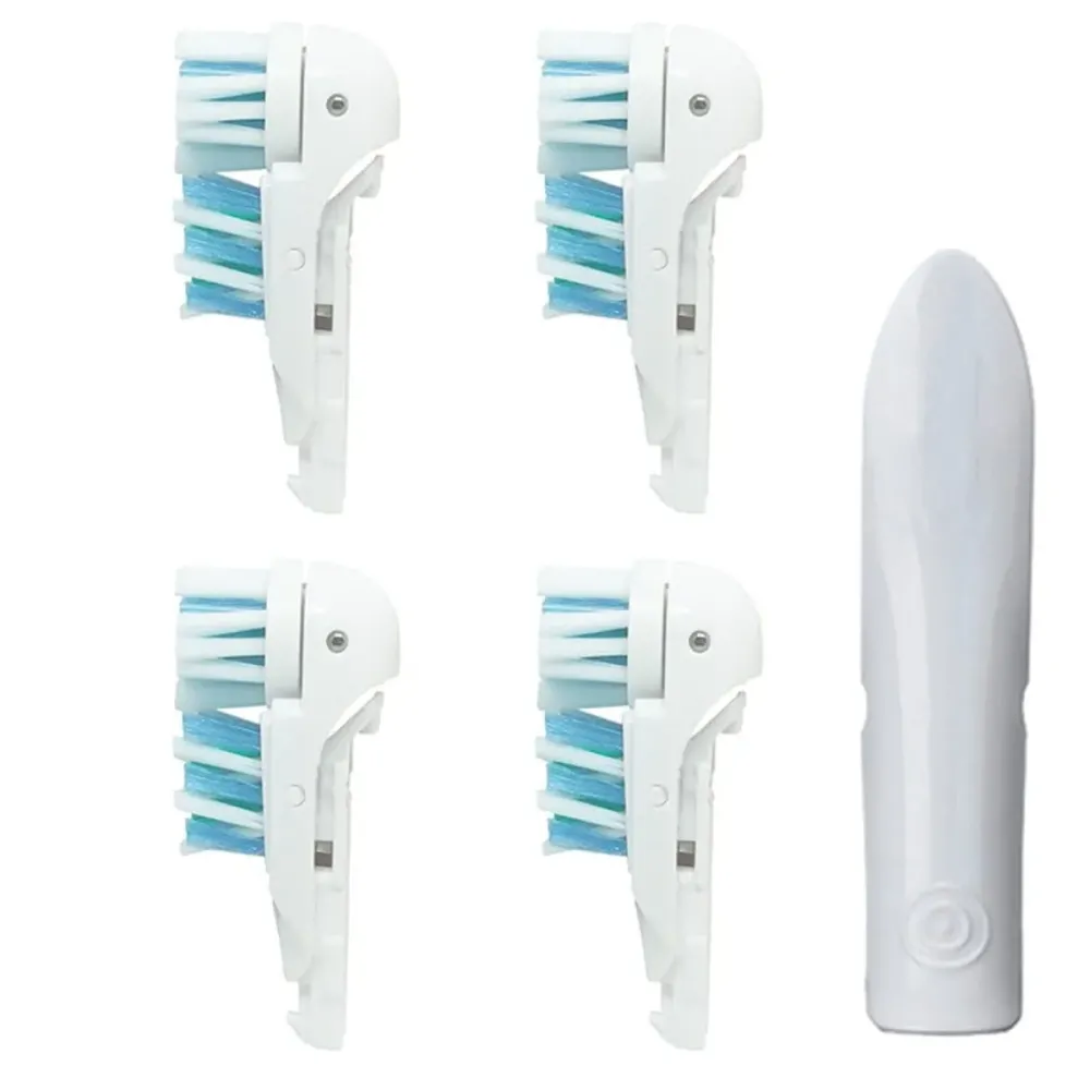 Sensitive Replacement Toothbrush Heads Compatible with Oral-B Cross Action Power 3733 4732,Rotating Powerhead and Crisscross Bristles (White) Sensitive Replacement Toothbrush Heads Compatible with Oral-B Cross Action Power 3733 4732,Rotating Powerhead and Crisscross Bristles (White)
