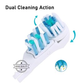 Sensitive Replacement Toothbrush Heads Compatible with Oral-B Cross Action Power 3733 4732,Rotating Powerhead and Crisscross Bristles (White) Sensitive Replacement Toothbrush Heads Compatible with Oral-B Cross Action Power 3733 4732,Rotating Powerhead and Crisscross Bristles (White)