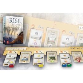 Capstone Games Rise, City Building Game, Ages 14+, 2-4 Players, 60 Mins