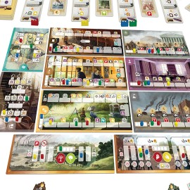 Capstone Games Rise, City Building Game, Ages 14+, 2-4 Players, 60 Mins
