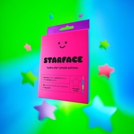 Starface Party Pack BIG PACK Hydro-Stars, Colorful Hydrocolloid Pimple Patches, Absorb Fluid and Reduce Redness, Cute Star Shape (96 Count) Starface Party Pack BIG PACK Hydro-Stars, Colorful Hydrocolloid Pimple Patches, Absorb Fluid and Reduce Redness, Cute Star Shape (96 Count)