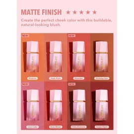 SHEGLAM Color Bloom Liquid Blush Makeup for Cheeks Matte Finish - Love Cake SHEGLAM Color Bloom Liquid Blush Makeup for Cheeks Matte Finish - Love Cake