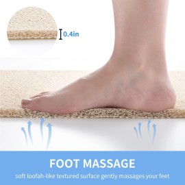 Hargiis Non Slip Bathtub Mat, Anti Slip Shower Mat, Fast Drying Bath Tub Mats, Foot Scrubber Mat, Anti Slip Mat for Tub, Floor,Bathroom, Home, Kitchen, Hotel (Beige 24x16 Inch) Hargiis Non Slip Bathtub Mat, Anti Slip Shower Mat, Fast Drying Bath Tub Mats, Foot Scrubber Mat, Anti Slip Mat for Tub, Floor,Bathroom, Home, Kitchen, Hotel (Beige 24x16 Inch)