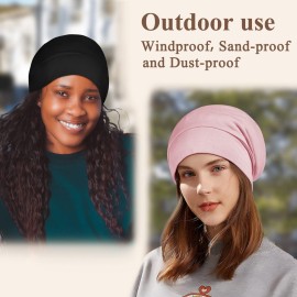 OLESILK 100% Mulberry Silk Bonnet for Sleeping Women, Silk Hair Wrap for Sleeping, Silk Sleep Bonnet for Women&Men, Real Silk, Not Satin Pink OLESILK 100% Mulberry Silk Bonnet for Sleeping Women, Silk Hair Wrap for Sleeping, Silk Sleep Bonnet for Women&Men, Real Silk, Not Satin Pink