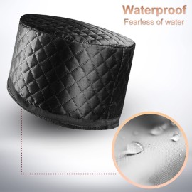 Heat Cap for Deep Conditioning, Ingeware Thermal Cap for Hair Steamer Cap for Natural Hair Portable Electric Heat Hair Spa Cap for Home Use Pattern (Solid Black) Heat Cap for Deep Conditioning, Ingeware Thermal Cap for Hair Steamer Cap for Natural Hair Portable Electric Heat Hair Spa Cap for Home Use Pattern (Solid Black)