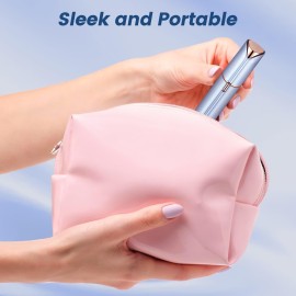 Facial Hair Remover for Women- as Seen on TV Painless Face Shaver -Mini Hair Remover, Electric Razor Shaver Portable Bikini Epilator for Lips, Chin, Armpit, Peach Fuzz, Fingers, Neck, Cheek(Blue) Facial Hair Remover for Women- as Seen on TV Painless Face Shaver -Mini Hair Remover, Electric Razor Shaver Portable Bikini Epilator for Lips, Chin, Armpit, Peach Fuzz, Fingers, Neck, Cheek(Blue)