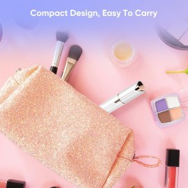 Facial Hair Remover for Women- as Seen on TV Painless Face Shaver -Mini Hair Remover, Electric Razor Shaver Portable Bikini Epilator for Lips, Chin, Armpit, Peach Fuzz, Fingers, Neck, Cheek (White Facial Hair Remover for Women- as Seen on TV Painless Face Shaver -Mini Hair Remover, Electric Razor Shaver Portable Bikini Epilator for Lips, Chin, Armpit, Peach Fuzz, Fingers, Neck, Cheek (White