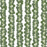 CQURE 12 Pack Eucalyptus Garland,Artificial Eucalyptus Leaves Table Greenery Garland Wreath Vines for Wedding Party Table Fireplace Bedroom Wall Room Decor