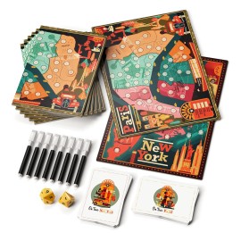 On Tour Paris & New York - Board Game - 1 to 8 Players - 20 Minute Play Time On Tour Paris & New York - Board Game - 1 to 8 Players - 20 Minute Play Time