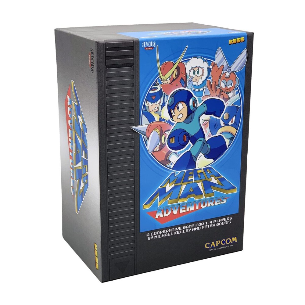 Mega Man - Adventure Board Game by KESS for Players 1-4, Indoor Fun, Ages 14 and Up, Action Themed Game for Adults and Teens, Average Playtime 45 Mins, Cooperative Strategy Board Games Mega Man - Adventure Board Game by KESS for Players 1-4, Indoor Fun, Ages 14 and Up, Action Themed Game for Adults and Teens, Average Playtime 45 Mins, Cooperative Strategy Board Games
