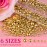 Belleboost Gold Nail Charms and Gems, Half Round Flatback Pearl Nail Charms, Nail Pearls Rhinestones Kit Gold Beads for Nails with Pickup Pencil and Tweezer for DIY Nail Art, Face Makeup and Crafting
