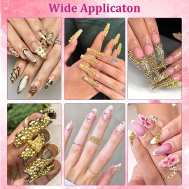 Belleboost Gold Nail Charms and Gems, Half Round Flatback Pearl Nail Charms, Nail Pearls Rhinestones Kit Gold Beads for Nails with Pickup Pencil and Tweezer for DIY Nail Art, Face Makeup and Crafting Belleboost Gold Nail Charms and Gems, Half Round Flatback Pearl Nail Charms, Nail Pearls Rhinestones Kit Gold Beads for Nails with Pickup Pencil and Tweezer for DIY Nail Art, Face Makeup and Crafting