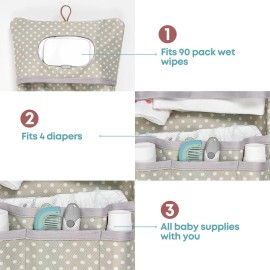 HAMUR Baby Diaper Bag Organizer - Travel-Friendly, Compact & Foldable | Stroller Pouch for Newborn Essentials - Must-Have for Boys & Girls (Leaves) HAMUR Baby Diaper Bag Organizer - Travel-Friendly, Compact & Foldable | Stroller Pouch for Newborn Essentials - Must-Have for Boys & Girls (Leaves)