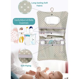 HAMUR Baby Diaper Bag Organizer - Travel-Friendly, Compact & Foldable | Stroller Pouch for Newborn Essentials - Must-Have for Boys & Girls (Leaves) HAMUR Baby Diaper Bag Organizer - Travel-Friendly, Compact & Foldable | Stroller Pouch for Newborn Essentials - Must-Have for Boys & Girls (Leaves)