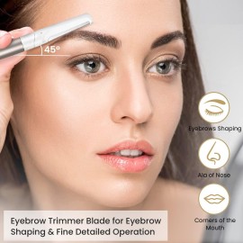 Dermaplaning Tool for Face Exfoliation, with 20 Replaceable Blades, Facial Shaver/Eyebrow Razor, Peach Fuzz Removal Eyebrow Shaper for Women, Easy to Use Dermaplaner Help Exfoliate and Smooth Skin Dermaplaning Tool for Face Exfoliation, with 20 Replaceable Blades, Facial Shaver/Eyebrow Razor, Peach Fuzz Removal Eyebrow Shaper for Women, Easy to Use Dermaplaner Help Exfoliate and Smooth Skin
