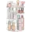 HBlife 360 Rotating Makeup Organizer Adjustable Carousel Large Capacity Revolving Perfume Organizer Skincare Organizers Cosmetic Storage Spinning Holder for Vanity, Clear