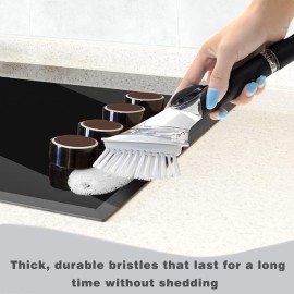 Brush Refills for OXO Dish Brush - 4 Pack Dish Brush Cleaning Soap Dispensing Head Replacement for Scrubber (White) Brush Refills for OXO Dish Brush - 4 Pack Dish Brush Cleaning Soap Dispensing Head Replacement for Scrubber (White)