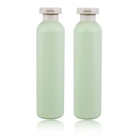 UMETASS 8.8oz Squeeze Bottles with Flip Cap, Refillable Plastic Travel Bottles for Creams, Lotion, Shampoo, Conditioner (2 Pcs)