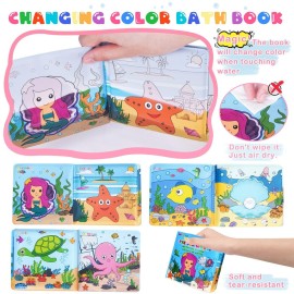 Light Up Bath Toys for Toddlers Kids Girls Baby, No Hole Glow Bath Toys with Bath Book & Organizer, Led Light Bath Time Water Toys for Bath Tubs Bathrooms Pool, Gift for Toddlers Girls Infants Light Up Bath Toys for Toddlers Kids Girls Baby, No Hole Glow Bath Toys with Bath Book & Organizer, Led Light Bath Time Water Toys for Bath Tubs Bathrooms Pool, Gift for Toddlers Girls Infants