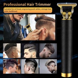 Hair Trimmer for Men, Electric Hair Clippers Cordless Beard Trimmer Shaver Electric T Blade Hair Trimmer, Zero Gapped Hair Clippers Cutting Grooming Kit with Guide Combs Ear Spoon Tool Set, Black. Hair Trimmer for Men, Electric Hair Clippers Cordless Beard Trimmer Shaver Electric T Blade Hair Trimmer, Zero Gapped Hair Clippers Cutting Grooming Kit with Guide Combs Ear Spoon Tool Set, Black.