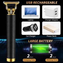 Hair Trimmer for Men, Electric Hair Clippers Cordless Beard Trimmer Shaver Electric T Blade Hair Trimmer, Zero Gapped Hair Clippers Cutting Grooming Kit with Guide Combs Ear Spoon Tool Set, Black. Hair Trimmer for Men, Electric Hair Clippers Cordless Beard Trimmer Shaver Electric T Blade Hair Trimmer, Zero Gapped Hair Clippers Cutting Grooming Kit with Guide Combs Ear Spoon Tool Set, Black.