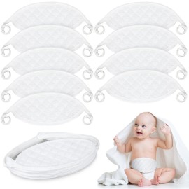 Giegxin 8 Pcs Baby Belly Band Newborn Belly Button Wrap Umbilical Cord Care Soft Infant Button Band Comfort Navel Belt for Abdomen Protection Babies 0 to 12 Months
