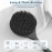 Manmihealth Silicone Back Scrubber(Thick Bristles) & Soft Bath Glove Set, Super-Exfoliating Body Scrubber & Super-Lathering Shower Brush Combination, with a Free Hook.(Black)