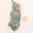 Konssy Baby Girl Newborn Receiving Blanket with Matching Headband and Beanie Set Baby Swaddle Nursery Swaddle Wrap