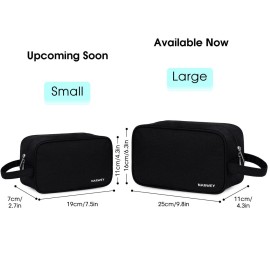 Narwey Travel Toiletry Bag for Women Traveling Dopp Kit Men Travel Bag for Toiletries Cosmetic Bag Makeup Bag Medicine Bag for Traveling (Black) Narwey Travel Toiletry Bag for Women Traveling Dopp Kit Men Travel Bag for Toiletries Cosmetic Bag Makeup Bag Medicine Bag for Traveling (Black)