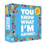 You Know What Im Saying? Word Guessing Game by Hygge Games, Blue, Box Size 5.7 x 5.7 x 1.8 inches