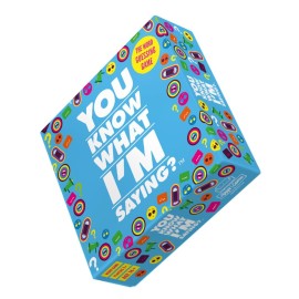 You Know What Im Saying? Word Guessing Game by Hygge Games, Blue, Box Size 5.7 x 5.7 x 1.8 inches You Know What Im Saying? Word Guessing Game by Hygge Games, Blue, Box Size 5.7 x 5.7 x 1.8 inches